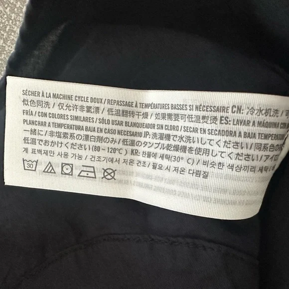 Abercrombie & Fitch Midi Dress Sz M Tall Smocked Waist Flowy Summer Dress Black - Picture 11 of 16